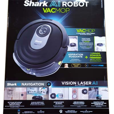 Caja del Shark AI VacMop RV2001WDEU
